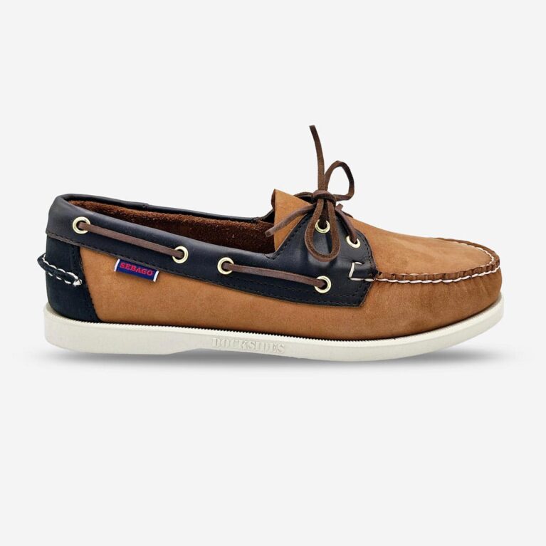 Sebago Portland Spinnaker Tan Shoes available at LRS Online- Side Front View