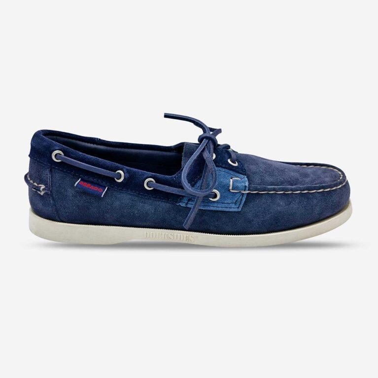 Sebago Rossisland JIB Shadow Blue Tones Shoes available at LRS Online- Side Front View