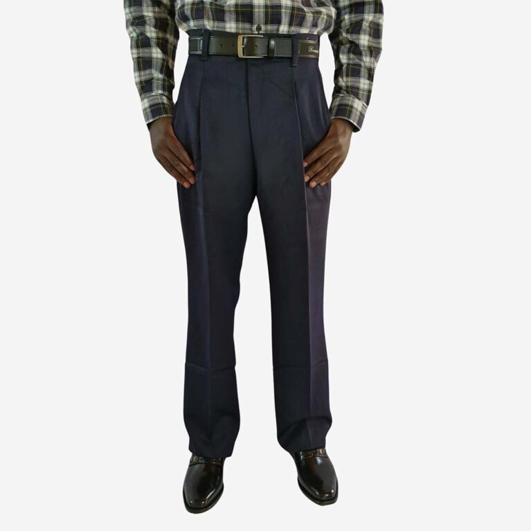 Front view of Brentwood Trousers in Navy Blue colour
