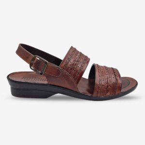 Rodrigo Taupe Sandals - Braid Wave Strap