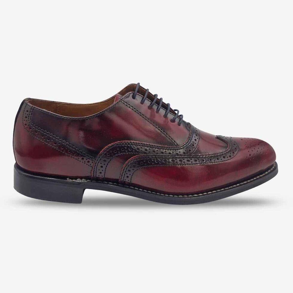 Bishop Burgundy Formal Shoes Wingtip Oxford LRS Online