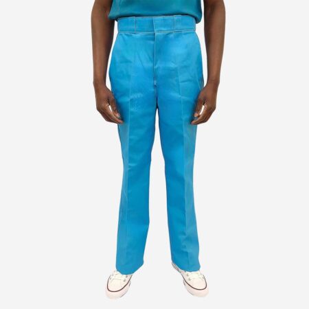 Front view of Dickies 847 trousers in Aqua Colour
