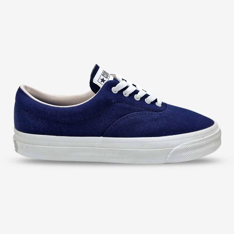 Original Converse Skidgrip in Navy Blue available at LRS Online- Side Front View