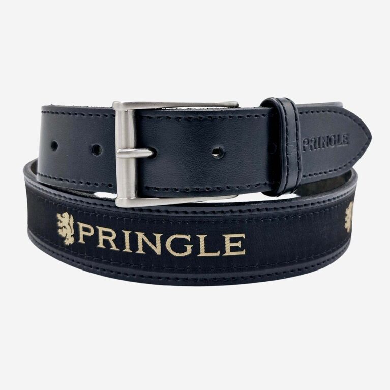 Pringle Mens Casual Belt Black