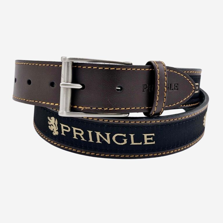 Pringle Mens Casual Belt Brown