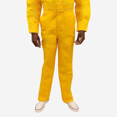 Front view of Dickies 847 trousers in Gold Colour