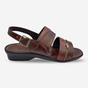 Rodrigo Taupe Multicolour Zip Sandals – Wave Straps