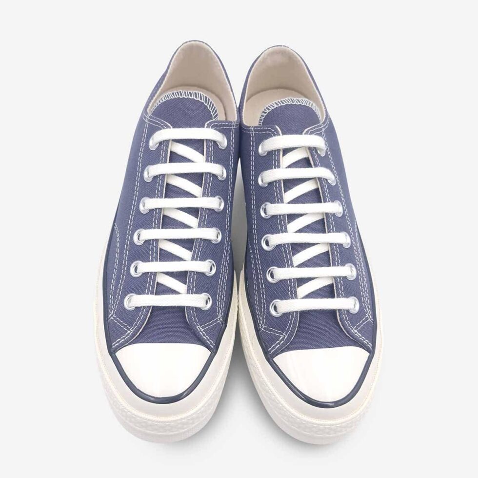 Top view of Converse Chuck 70 Low Navy sneakers.