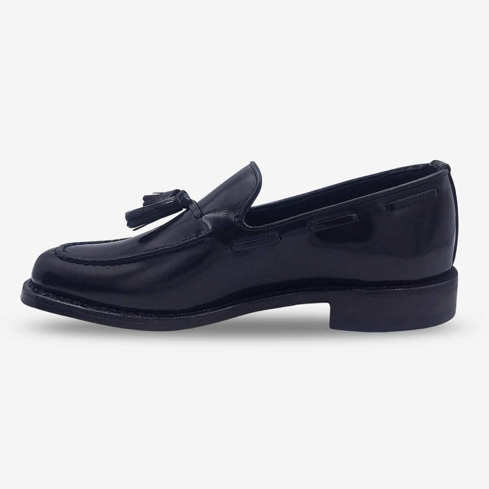 Inner side of Florsheim Cobbler Tassel Loafers in Black colour.