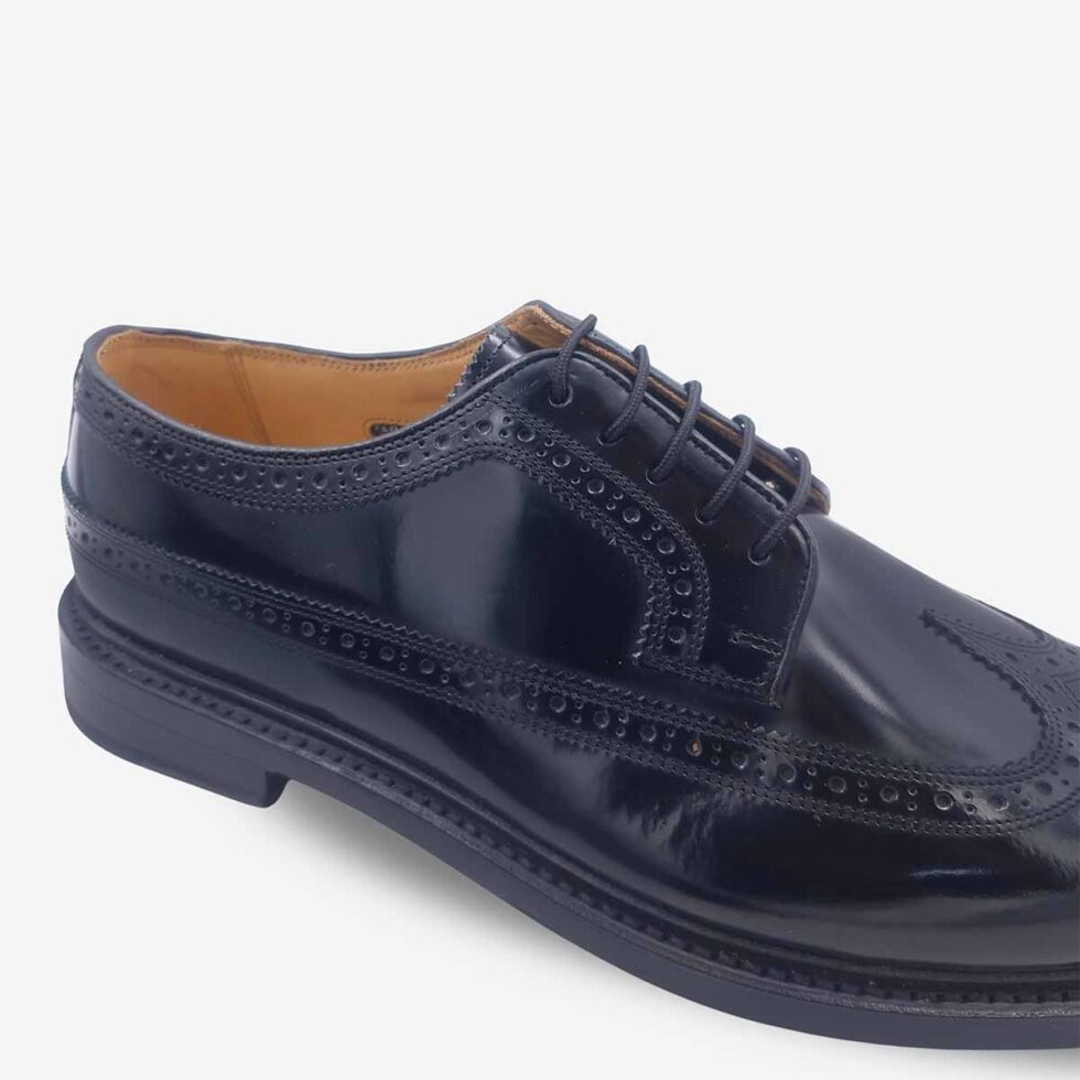 Florsheim Imperial Wingtips | Kenmoor Black Legacy | LRS Online