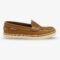 Superga 2002 NBKM moccasin in brown cowboy, side-front view with visible stitching and side tab branding